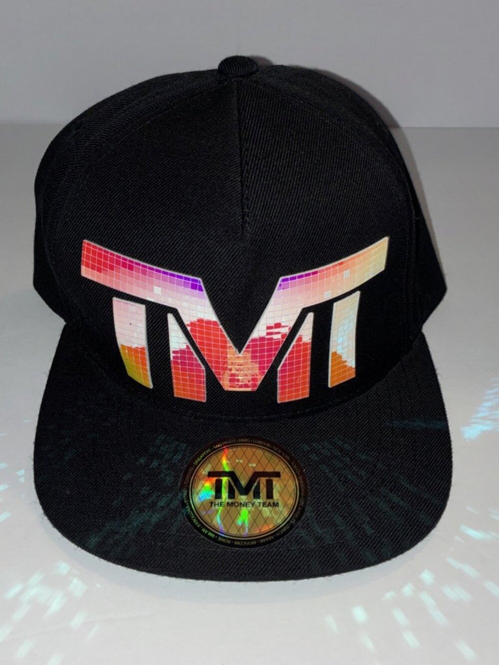TMT HAT THE MONEY TEAM HOLOGRAPHIC LOGO ADJUSTABLE SNAPBACK BRAND NEW!